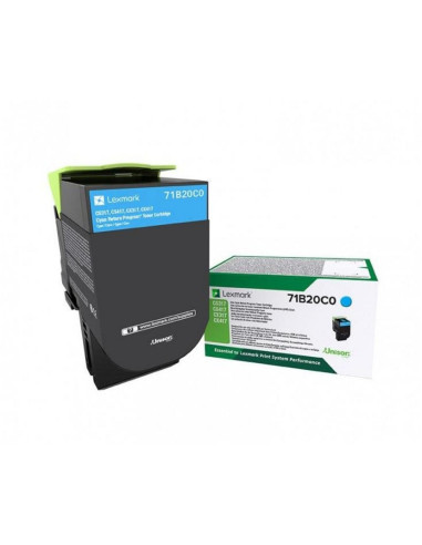 71B20C0 - Toner Cyan original Lexmark 2300 pages 