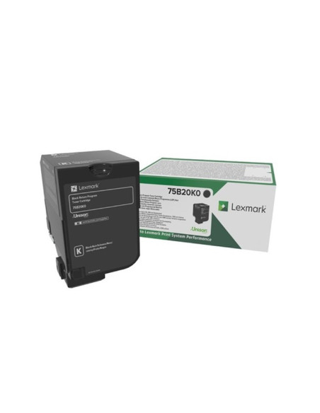 75B20K0 - Toner Noir original Lexmark 13000 pages 