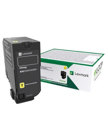 75B20Y0 - Toner Jaune original Lexmark 10000 pages 