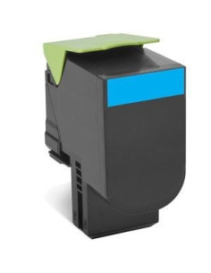 80C2HC0 - Toner Cyan original Lexmark 802HC - 3000 pages 