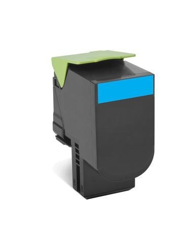 80C2HC0 - Toner Cyan original Lexmark 802HC - 3000 pages 