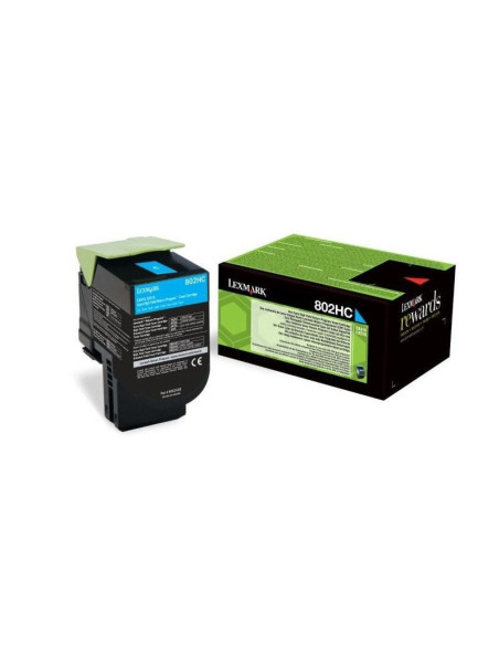 80C2HC0 - Toner Cyan original Lexmark 3000 pages 