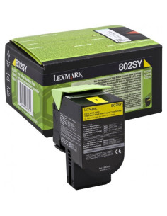 80C2SY0 - Toner Jaune original Lexmark 2000 pages 