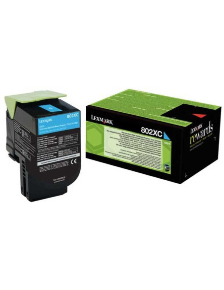80C2XC0 - Toner Cyan original Lexmark 4000 pages 