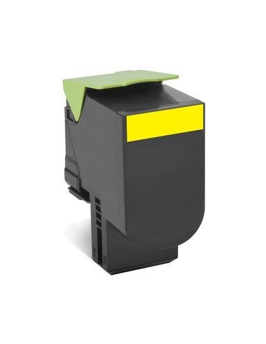 80C2XY0 - Toner Jaune original Lexmark 802XY - 4000 pages 