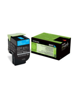 80C20C0 - Toner Cyan original Lexmark 802C - 1000 pages 