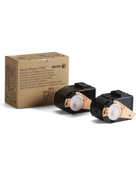 106R02603 - Pack de 2 - Toner Magenta Original XEROX 7100 - 2 x 4 500 pages 