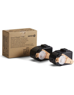 106R02604 - Pack de 2 - Toner Jaune Original XEROX 7100 - 2 x 4 500 pages 