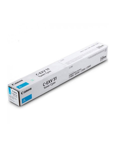 0482C002 Canon CEXV-51 C Toner Cyan pour iR-ADVANCE C5535/C5535i/C5540i/C5550i/C5560i 