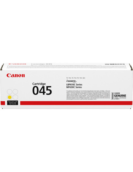 1239C002 - Toner original Canon 045y Jaune 1300 pages 
