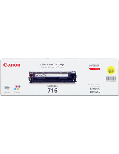 1977B002 - Toner original Canon 716y jaune 1500 pages 