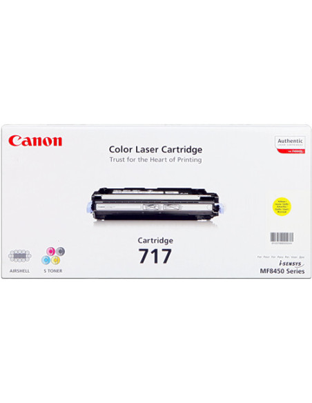 2575B002 - Toner original Canon 717y jaune 4000 pages 