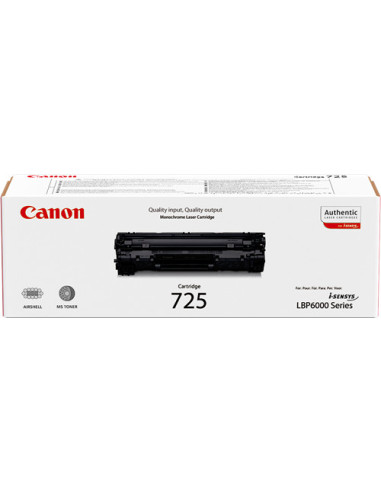 3484B002 - Toner original Canon 725 noir 1600 pages 
