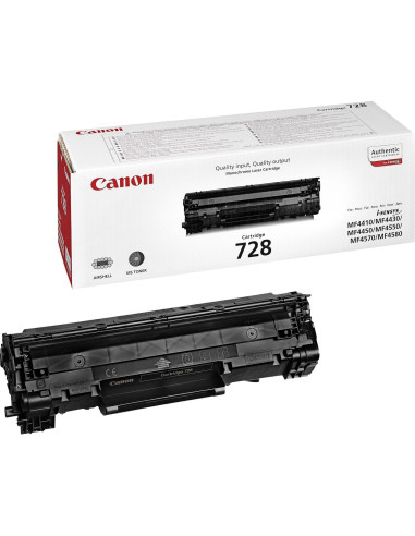 3500B002, toner noir Original Canon 728 donné pour 2100 pages 