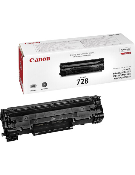 3500B002, toner noir Original Canon 728 donné pour 2100 pages 