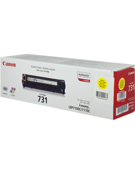 6269B002 - Toner original Canon 731y jaune 1500 pages 