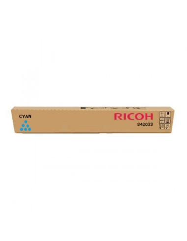 842033 - Toner Cyan Original pour Ricoh Aficio MP C2000, C2500, C3000 