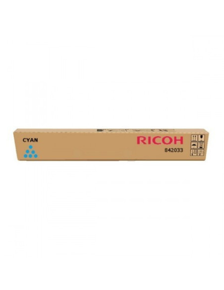 842033 - Toner Cyan Original pour Ricoh Aficio MP C2000, C2500, C3000 
