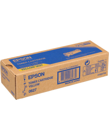C13S050627 - Toner original Epson C13S050627 Jaune 2 500 pages 