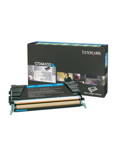 C734A1CG - Toner Cyan original Lexmark - 6000 pages 