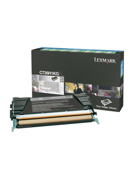 C736H1KG - Toner Noir original Lexmark - 12000 pages 