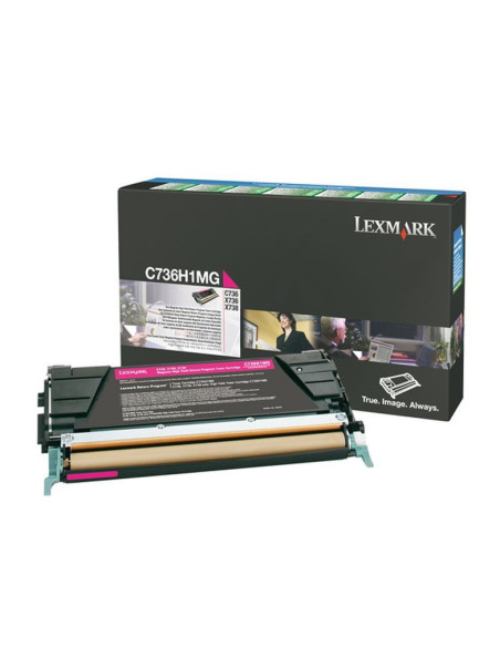 C736H1MG - Toner Magenta original Lexmark - 10000 pages 