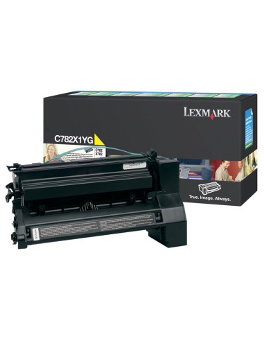 C782X1YG - Toner Jaune original Lexmark - 15000 pages 