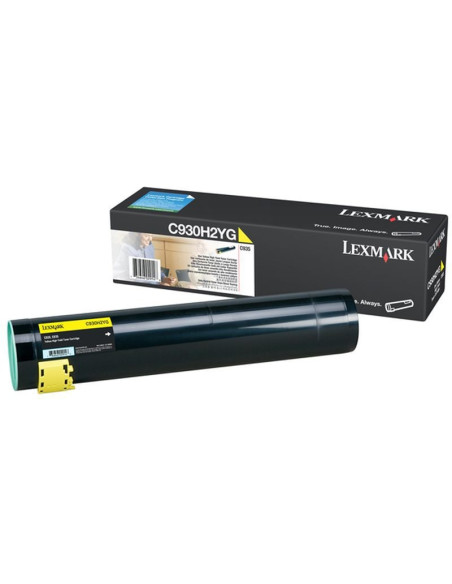 C930H2YG - Toner Jaune original Lexmark - 24000 pages 