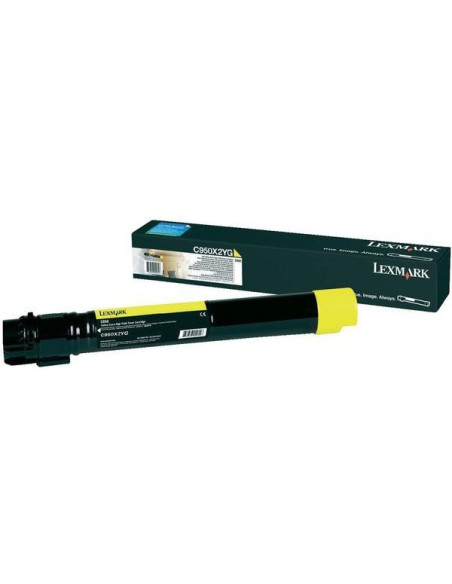 C950X2YG - Toner Jaune original Lexmark - 24000 pages 