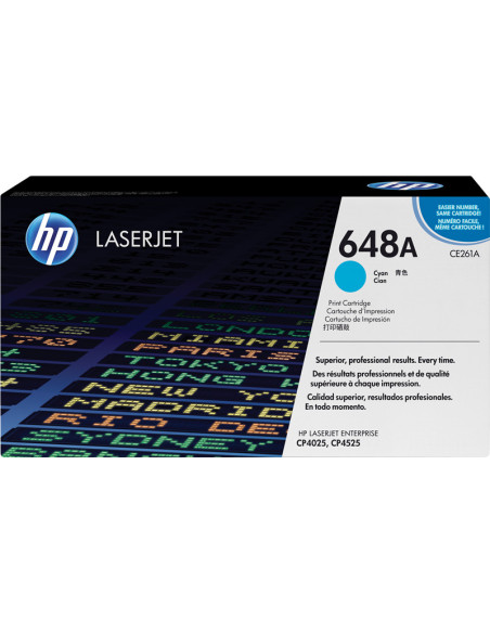 CE261A - Toner original HP 648A cyan 11 000 pages 