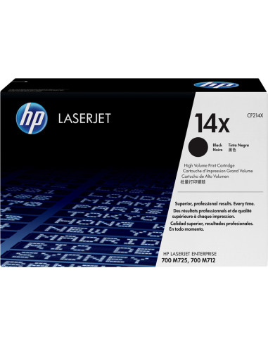 CF214X - Toner original HP 14X Noir 17 500 pages 