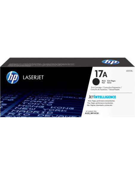 CF217A - Toner original HP 17A Noir 1 600 pages 