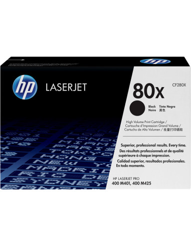 CF280X - Toner original HP 80X Noir 6 900 pages 