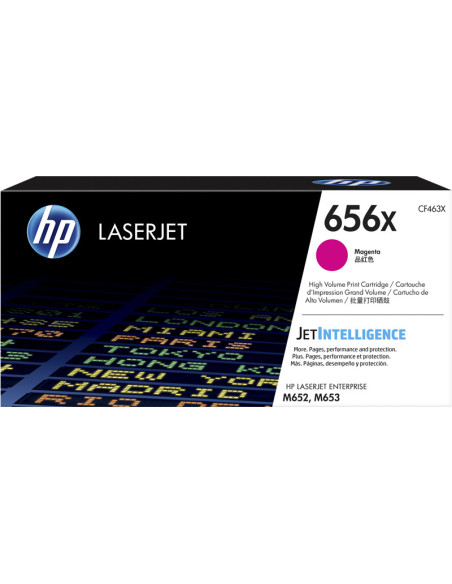 CF463X - Toner original HP 656X Magenta 22 000 pages 