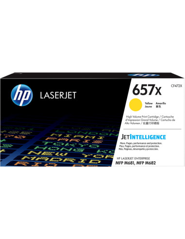 CF472X - Toner original HP 657X Jaune 23 000 pages 