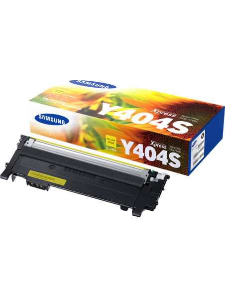 CLT-Y404S - Toner original Samsung SU444A jaune 1 000 pages 