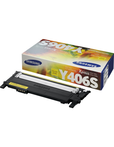CLT-Y406S - Toner original Samsung SU462A jaune 1 000 pages 