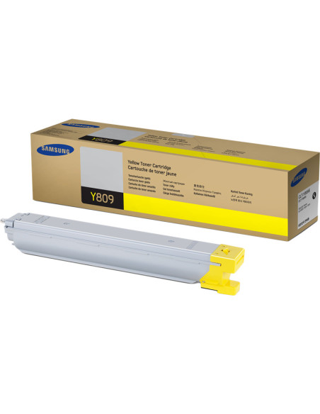 CLT-Y809S - Toner original Samsung SS742A jaune 15 000 pages 