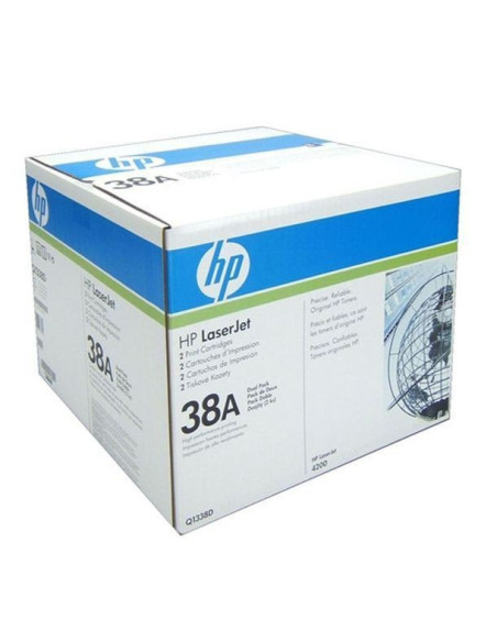 HP 38a Dual pack - Q1338D - Toner HP - 2 x noir - 12000 pages 