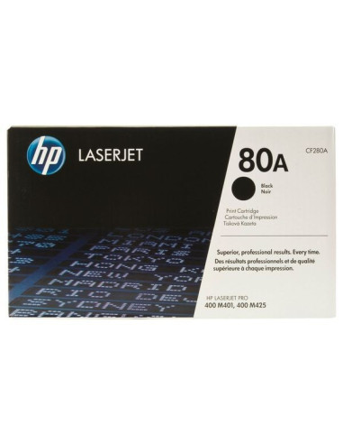 HP 80A - CF280A - Toner HP - 1 x noir -2700 pages 