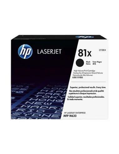 HP 81X  - CF281X  - Toner HP original noir  - 25000 pages 