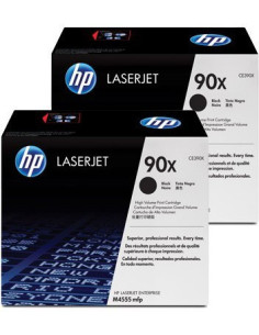 HP 90X - CE390XD - Toner HP - 2 x noir - 24000 pages 