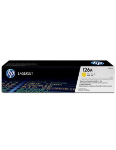 HP 126A - CE312A - Toner HP - 1 x jaune - 1000 pages 