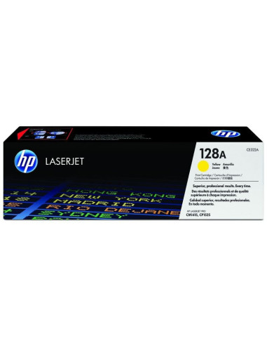 HP 128A - CE322A - Toner HP - 1 x jaune - 1300 pages 