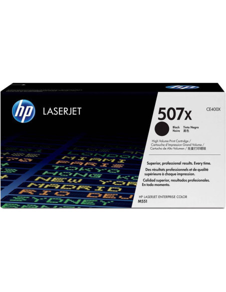 HP 507X - CE400X - Toner HP - 1 x noir - 11 000 pages 