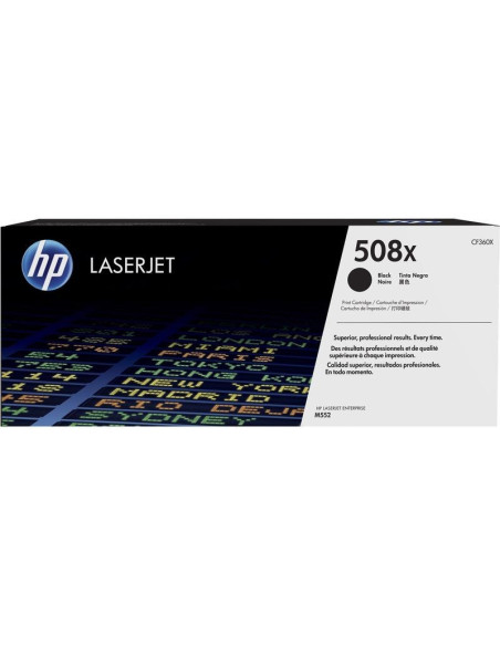 HP 508X  - CF360X  - Toner HP original noir  - 12500 pages 