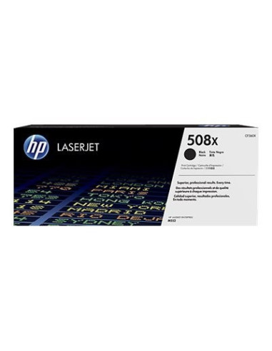 HP 508X - Toner Noir Original 12500 pages ( CF360X ) - CLJ Ent. M552 , M553 