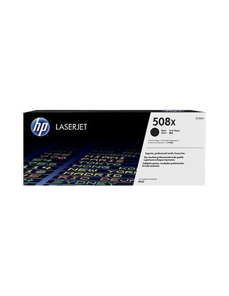 HP 508X - Toner Noir Original 12500 pages ( CF360X ) - CLJ Ent. M552 , M553 