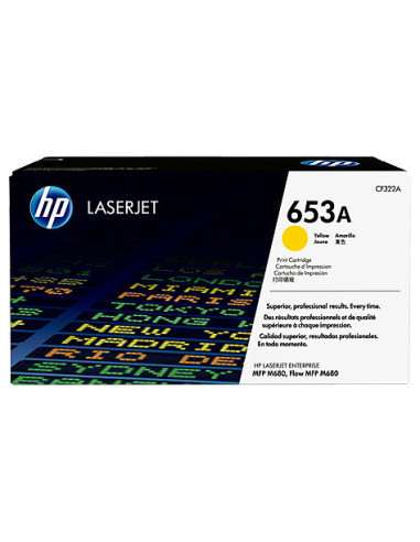 HP 653A - CF322A - Toner HP - 1 x jaune - 16000 pages 