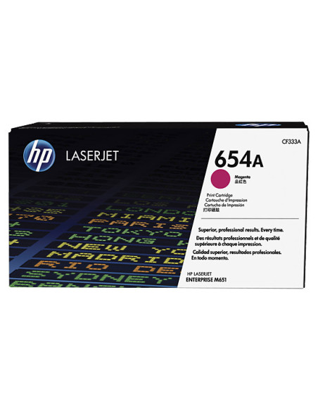 HP 654A -CF333A - Toner HP - 1 x magenta - 15000 pages 